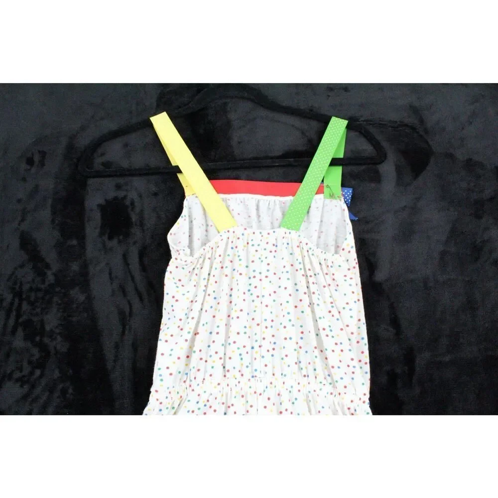 Vtg Jennifer Dale Polka Dot 70s Multicolor Romper Sz 9